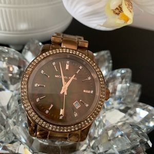 Authentic Michael Kors rose gold watch